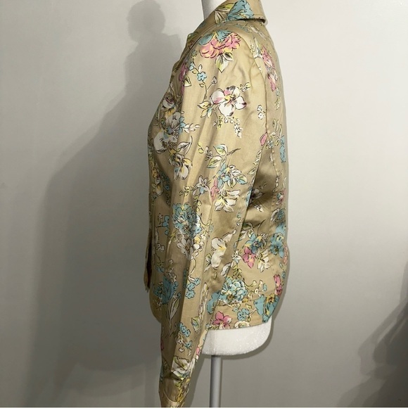 OSCAR De La Renta Women's Floral Jacket Size 10 - Picture 6 of 10